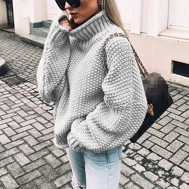 Pullover Batwing Sleeve Sweater